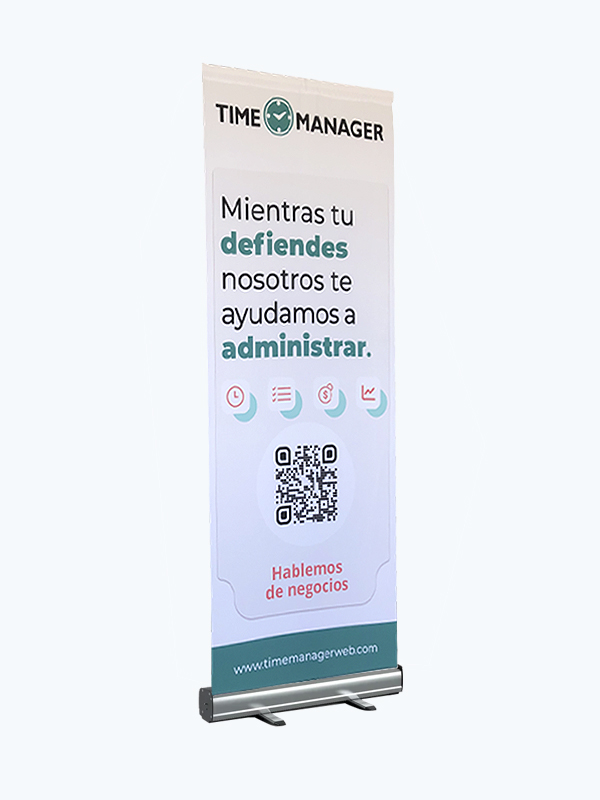 Roll Up de 0.80 x 2.00 m (Tela Sublimada)